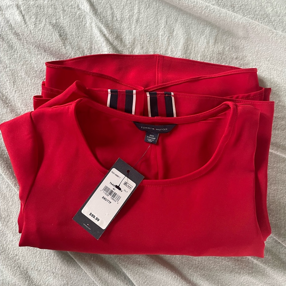 Tommy Hilfiger XXS Red Dress